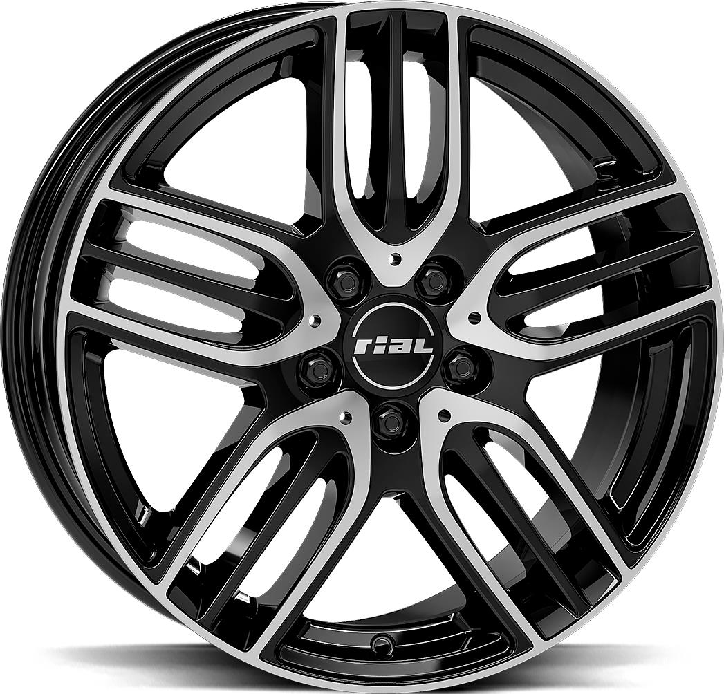 RIAL M14 Diam Black Pol 7,5x18 5/112 ET52 CB66.5 R14