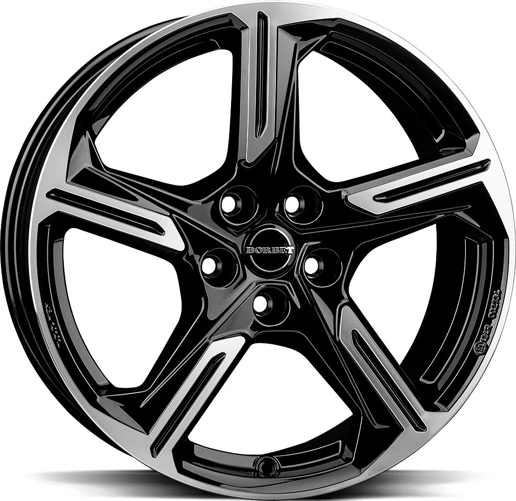 BORBET XE1 Black Pol 7,5x18 5/112 ET46 CB57.1