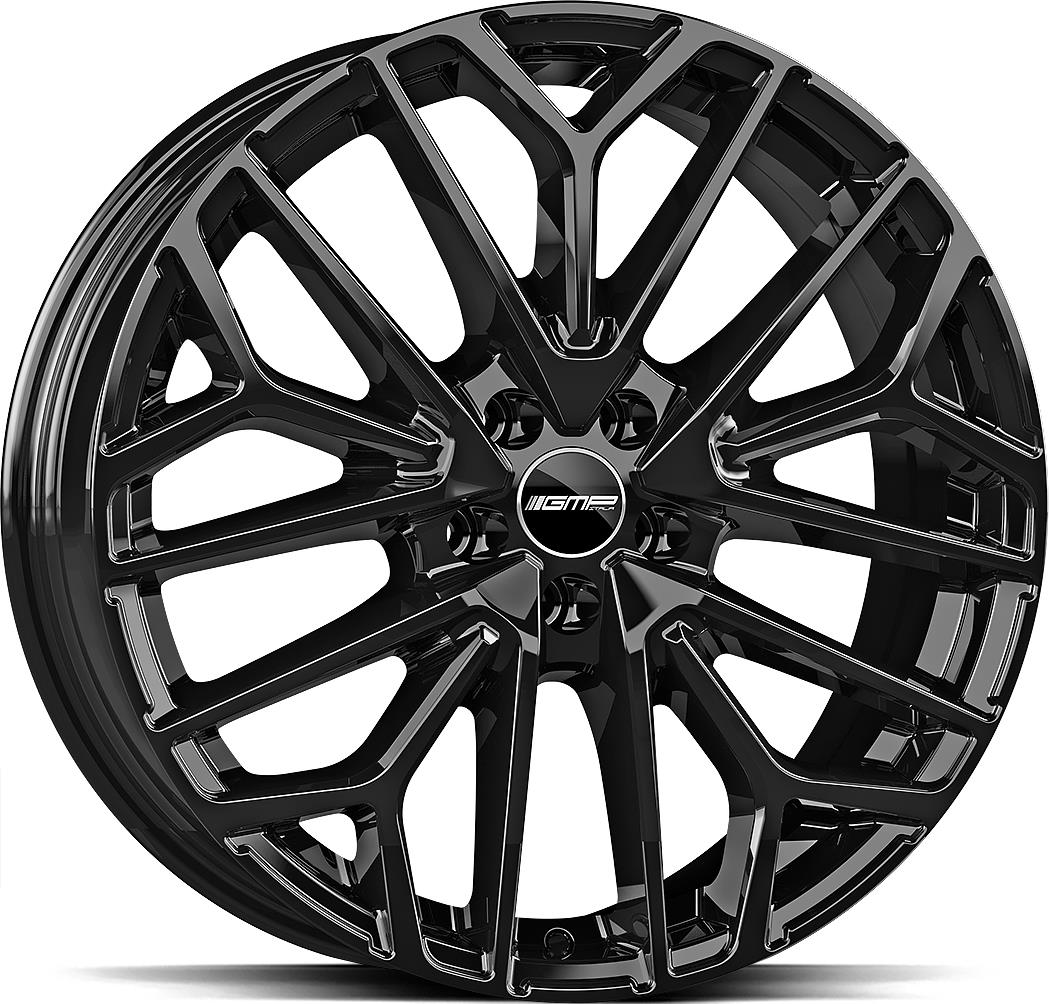 GMP Materia Glossy Black 9x20 5/130 ET57 CB66.5 R14