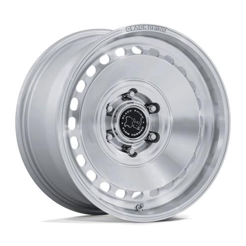 BR036 BASIN GLOSS SILVER W/ MACHINED FACE 8x17 6/130 ET32 CB84.1 60°