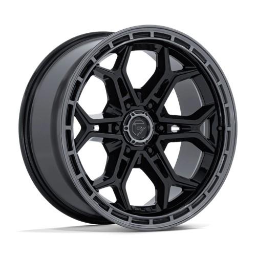FC896 HEATHEN GLOSS BLACK W/ GLOSS GUNMETAL LIP 9x20 6/139,7 ET20 CB106.1 60°
