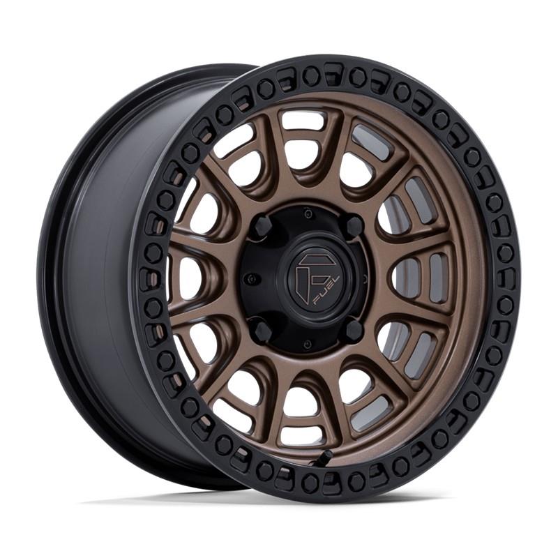 FV832 CYCLE UTV MATTE BRONZE W/ MATTE BLACK LIP 7x15 4/110 ET10 CB79.4 60°