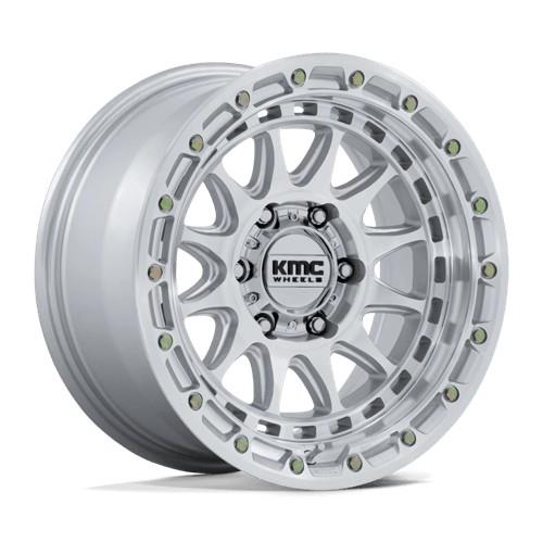 KM556 CRUX GLOSS SILVER W/ MACHINED FACE 8,5x17 6/114,3 ET25 CB66.1 60°