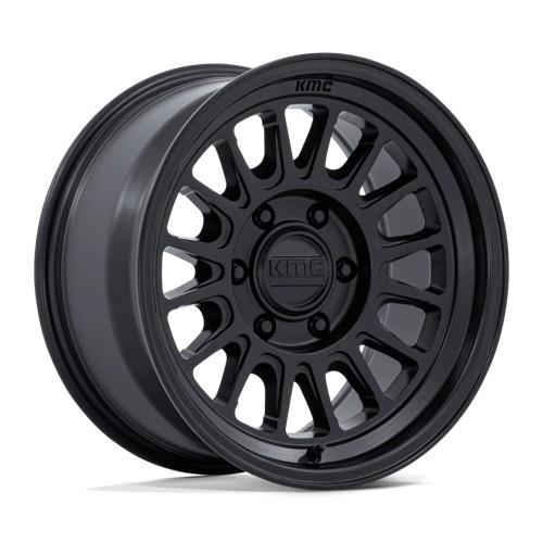 KM733 IMPACT FFT MATTE BLACK 9x18 8/170 ET0 CB125.1 60°