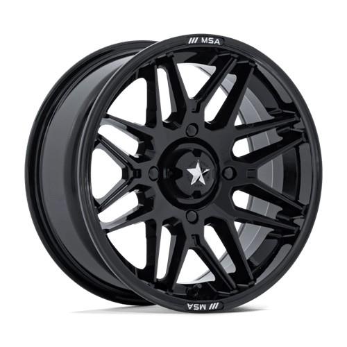 M52 RADAR UTV GLOSS BLACK 7x14 4/110 ET-47 CB86.0 60°