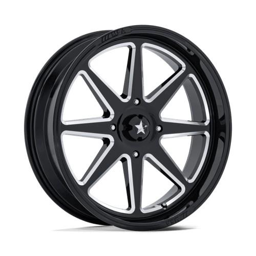 M54 SPARK UTV GLOSS BLACK MILLED 7x15 4/110 ET10 CB86.0 60°