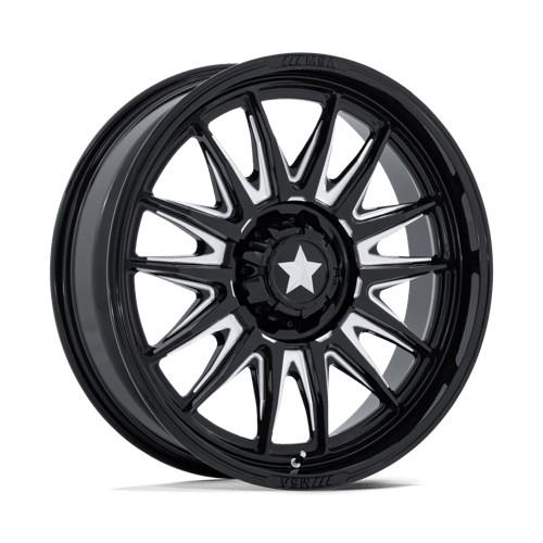 M55 COMMANDER UTV GLOSS BLACK MILLED 7x18 4/110 ET10 CB86.0 60°