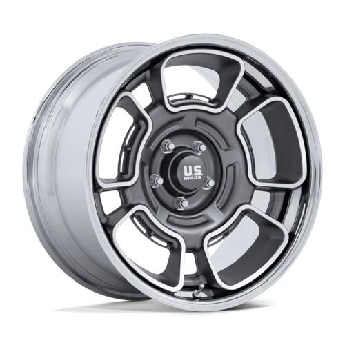 UC147 FLAGSTAFF ANTHRACIE W/ MACHINED FACE & CHROM 11x20 5/127 ET-6 CB78.1 60°