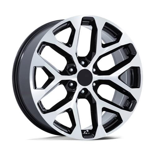 PR177 GLOSS BLACK W/ MACHINED FACE 9x22 6/139,7 ET24 CB78.1 60°