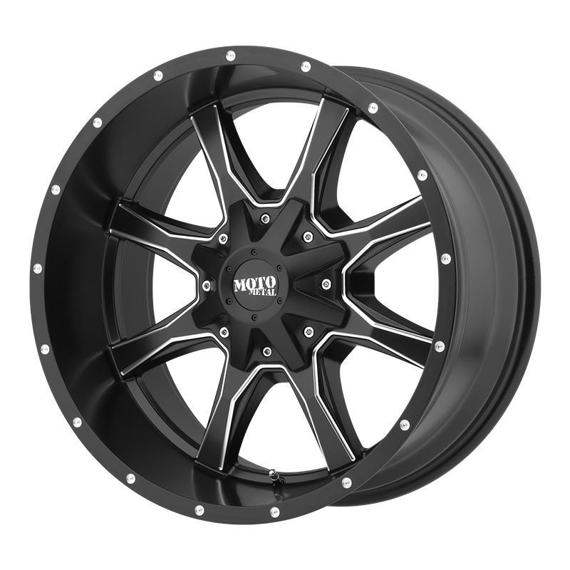MO970 Satin Black Milled 10x18 6/135/139,7 ET-24 CB106.3 60°