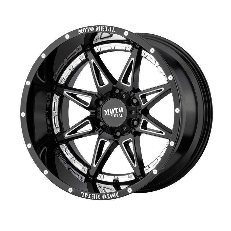 MO993 Gloss Black Milled 8,5x18 6/139,7 ET18 CB106.3 60°