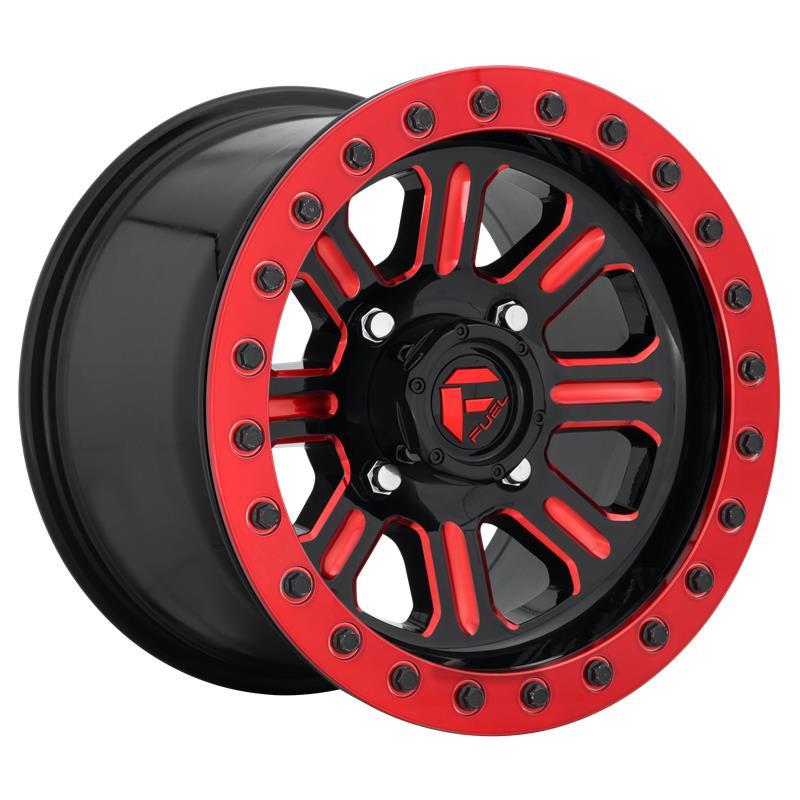 FV911 GLOSS BLACK RED TINTED CLEAR 10x15 4/137 ET25 CB110.1 60°