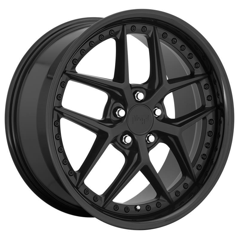 NC226 GLOSS BLACK MATTE BLACK 9x20 5/115 ET18 CB71.5 60°