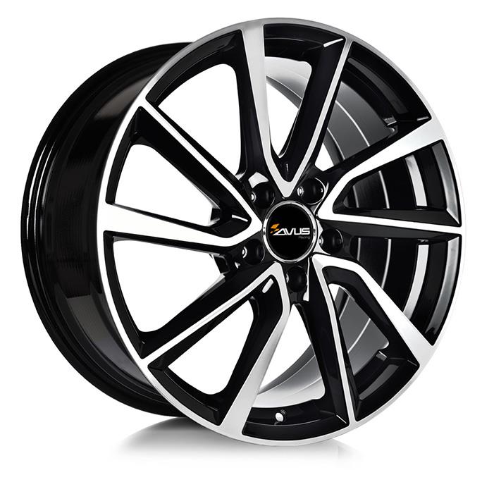 AVUS AC-518 Black Polished 6,5x16 5/114,3 ET45 CB67,1 60°