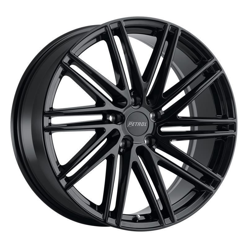 P1C GLOSS BLACK 8x19 5/108 ET40 CB72.1 60°