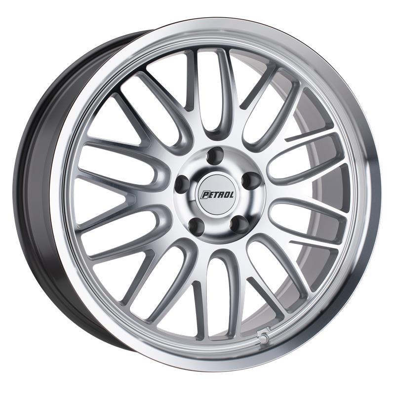 P4C SILVER W/ MACHINED FACE & LIP 8x19 5/114,3 ET40 CB76.1 60°