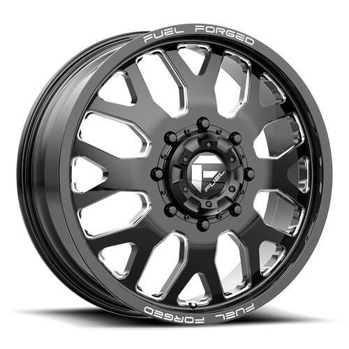 DE19 FF19D GLOSS BLACK MILLED 8,25x24 10/225 ET-225 CB170.1 60°