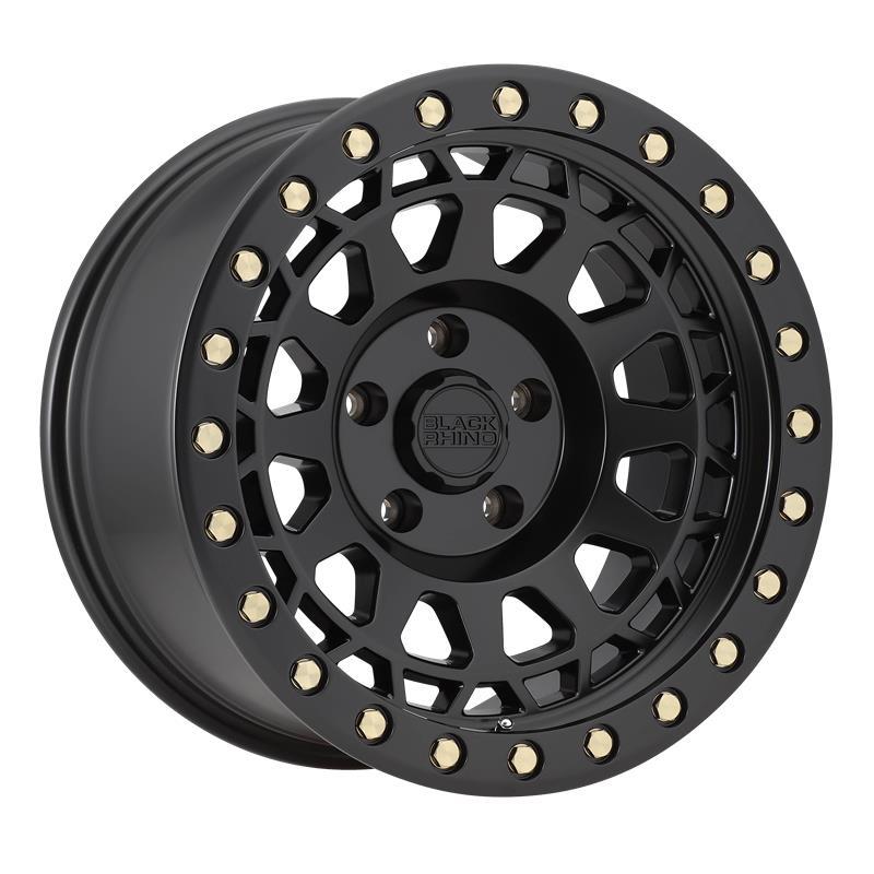 PRIMM MATTE BLACK W/ BRASS BOLTS 9,5x18 6/139,7 ET-12 CB112.1 60°