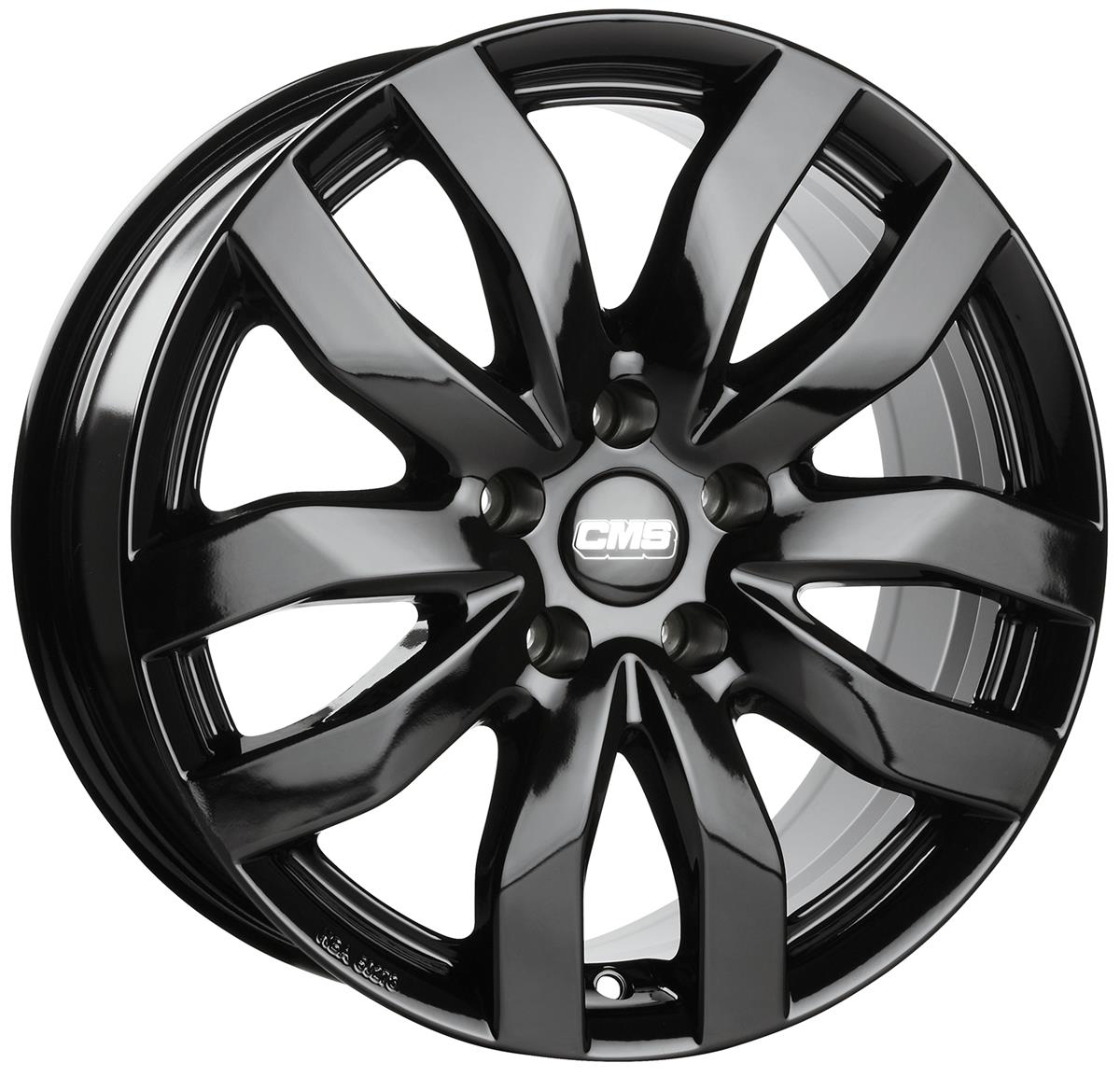 CMS C22 Complete Black Gloss 6x15 5/100 ET45 CB54,1 Flat