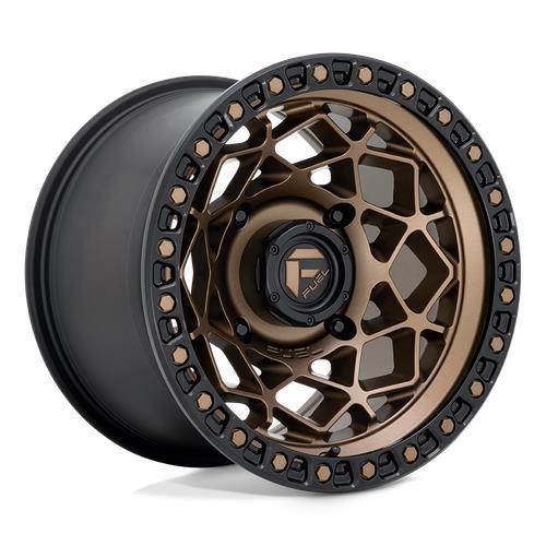 D785 UNIT UTV BRONZE W/ MATTE BLACK RING 7x15 4/137 ET10 CB110.1 60°