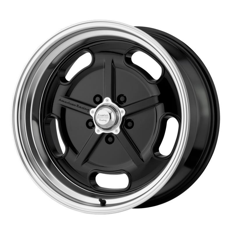 VN511 SALT FLAT GLOSS BLACK W/ DIAMOND CUT LIP 8,5x22 5/114,3 ET0 CB72.6 60°