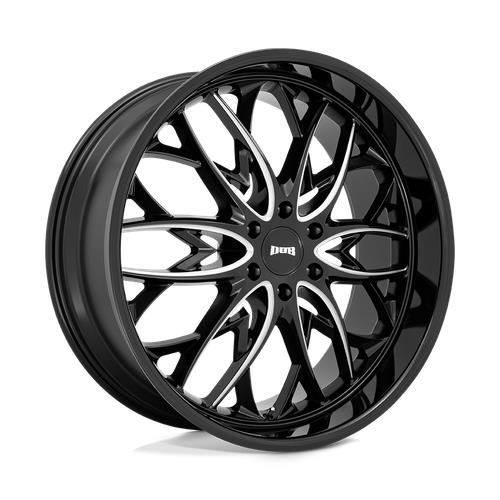 S263 OG GLOSS BLACK MILLED 9,5x22 6/139,7 ET25 CB106.1 60°