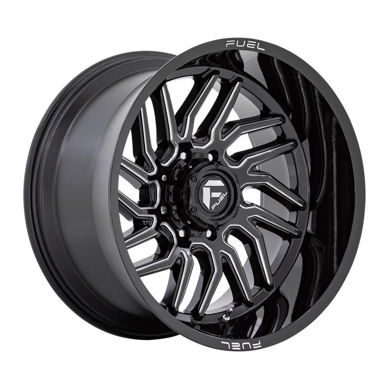 D807 HURRICANE GLOSS BLACK MILLED 9x20 5/150 ET20 CB110.1 60°