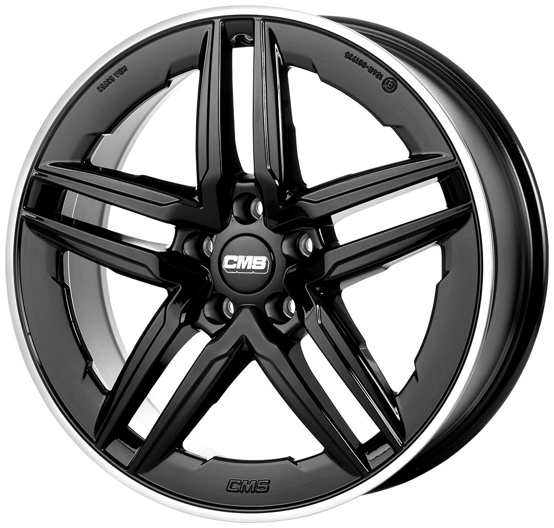 CMS C29-AERO Diamond Rim Black Gloss 8,5x18 5/112 ET56 CB57,1 R14