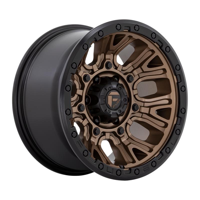 D826 TRACTION MATTE BRONZE W/ BLACK RING 10x20 8/170 ET-18 CB125.1 60°