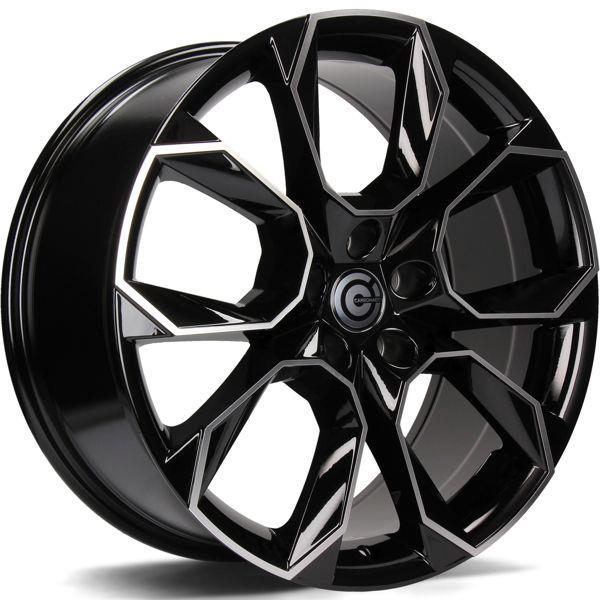 Beast Black Front Polished 7x17 5/112 ET43 CB57.1 60°