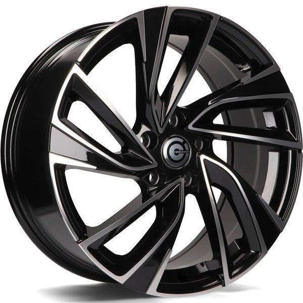 Monaco Black Front Polished 7,5x17 5/112 ET42 CB57.1 60°