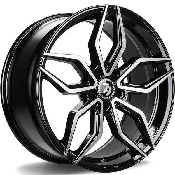 SCF-D Black Front Polished 10,5x20 5/120 ET40 CB74.1 60°