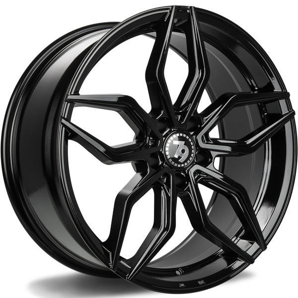 SCF-D Black Glossy 8x18 5/108 ET45 CB67.1 60°