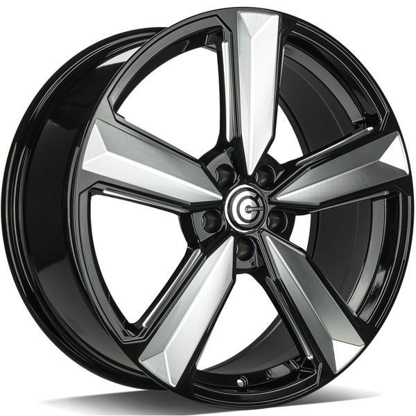 Blast Black front polished edges polished 8,5x20 5/112 ET30 CB66.5 60°