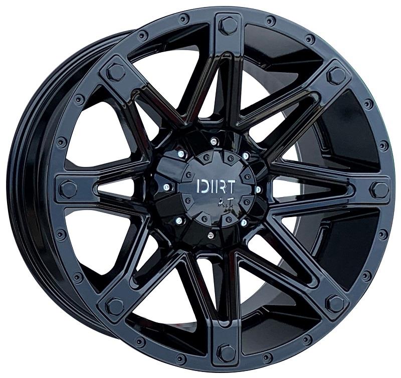 D900 Glossblack 9x18 5/120/127 ET23 CB74.1 60°