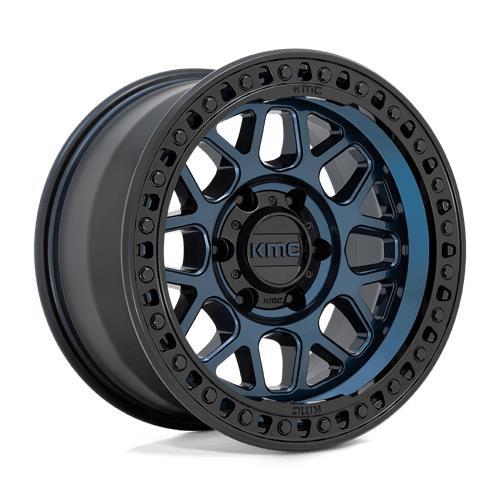 KM549 GRS MIDNIGHT BLUE W/ GLOSS BLACK LIP 9x17 6/114,3 ET18 CB66.1 60°