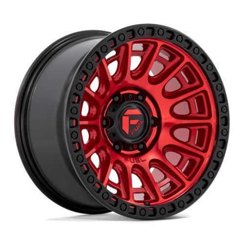 D834 CYCLE CANDY RED W/ BLACK RING 9x17 5/127 ET-12 CB71.5 60°