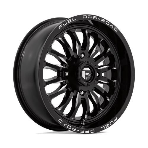 D821 ARC UTV GLOSS BLACK MILLED 7x18 4/156 ET13 CB132.0 60°