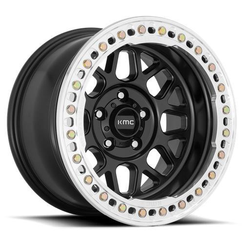 KM235 GRENADE CRAWL BEADLOCK SATIN BLACK 9x18 5/127 ET-24 CB71.5 60°