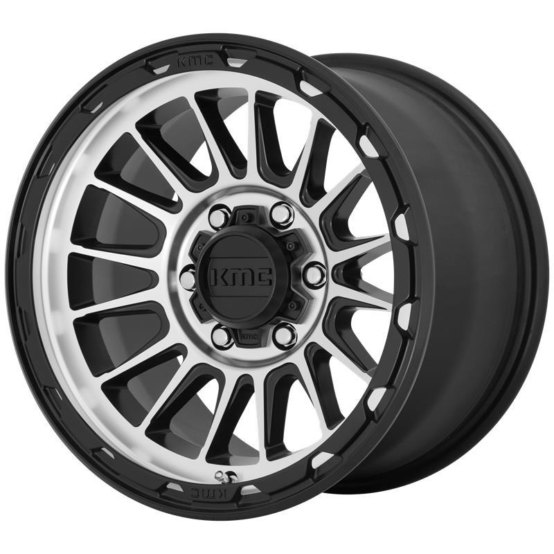 KM542 IMPACT SATIN BLACK MACHINED 8x17 5/108 ET38 CB72.6 60°