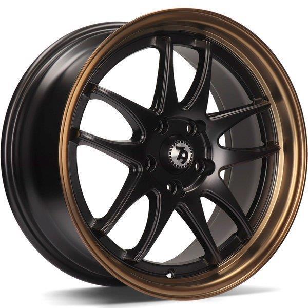 SV-I Deep Matt Black Bronze Lip 8x17 5/112 ET35 CB66.5 60°