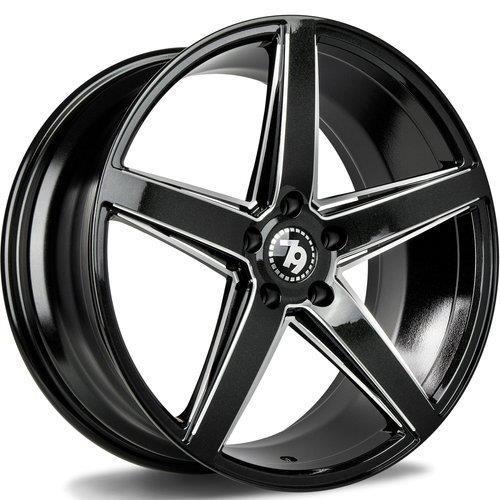 SV-N Galaxy Black Window Edges 9x18 5/112 ET40 CB66.5 60°