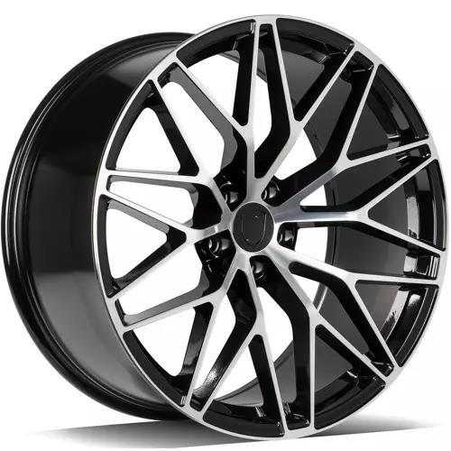 GLORY Black Front Polished 11,5x22 5/130 ET61 CB71.6 60°