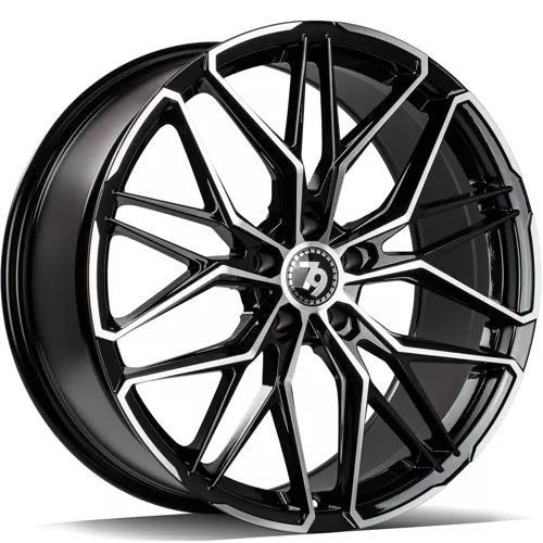 SCF-J Black Front Polished 8x18 5/112 ET45 CB67.1 60°