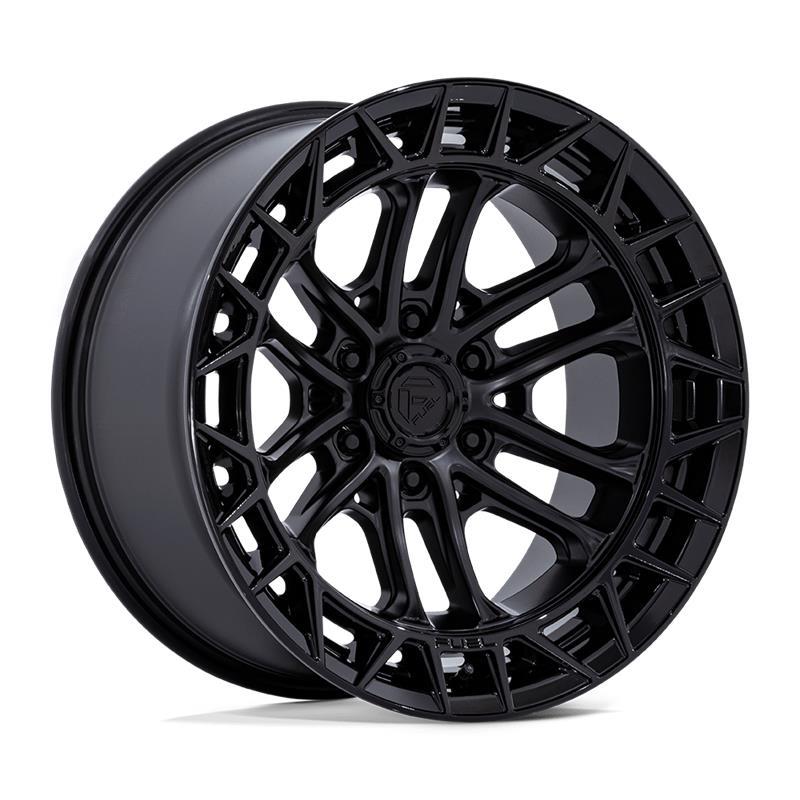 FC874 CELSIUS MATTE BLACK W/ GLOSS BLACK LIP 9x17 6/135 ET-12 CB87.1 60°