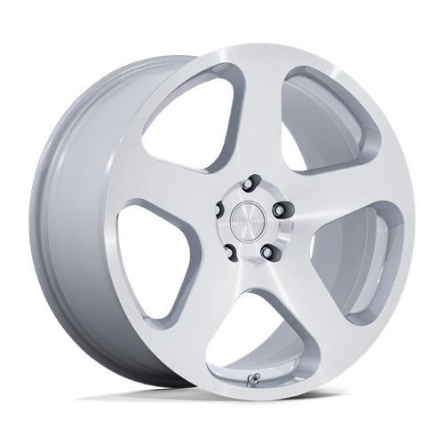 RC200 NUE GLOSS SILVER W/ MACHINED FACE 10x20 5/120 ET40 CB65.1 60°