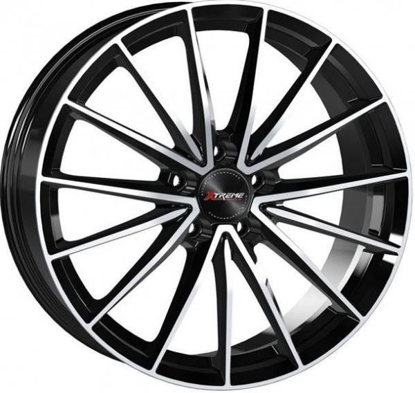 Xtreme RX16 Black Diamond 8x18 5/114 ET34 CB64,1 Tesla 3 / Tesla 3 performance ERÄ 60°
