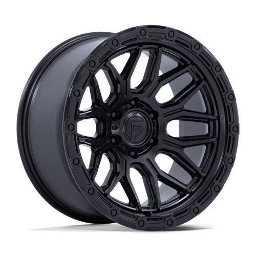 FC881 SURGE MATTE BLACK W/ GLOSS BLACK LIP 9x18 8/165,1 ET1 CB125.1 60°