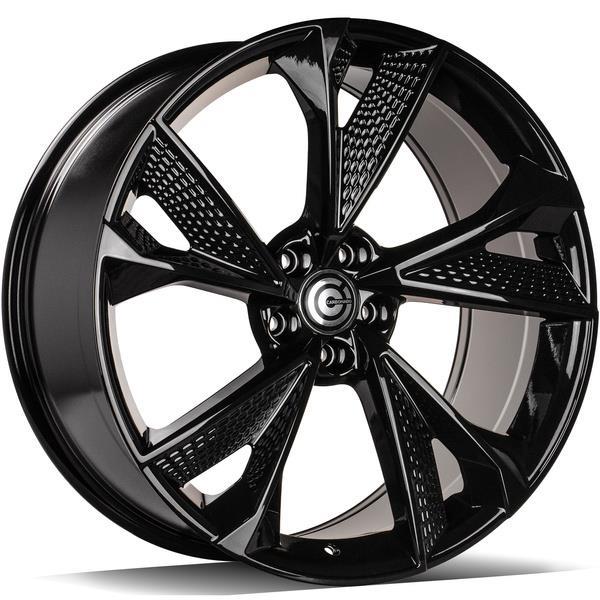 Luxury Black Glossy 8,5x19 5/112 ET30 CB66.5 60°