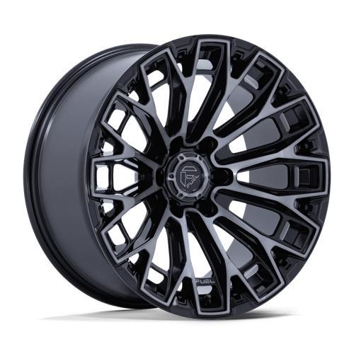FC882 TRAX GLOSS BLACK MACHINED FACE DARK TINTED C 9x17 6/135 ET-12 CB87.1 60°